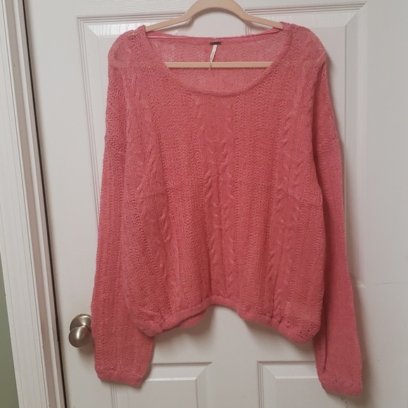 FREE PEOPLE ANGEL SOFT PULLOVER SWEATER - Picture 5 of 8
